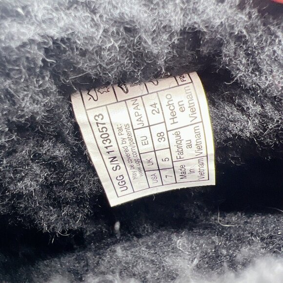 Ugg Classic Ultra Mini Scatter Women’s Ankle Winter Boots Booties Black US 7 - Picture 12 of 12